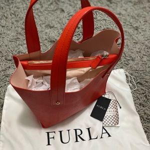 Furla Orange Tote